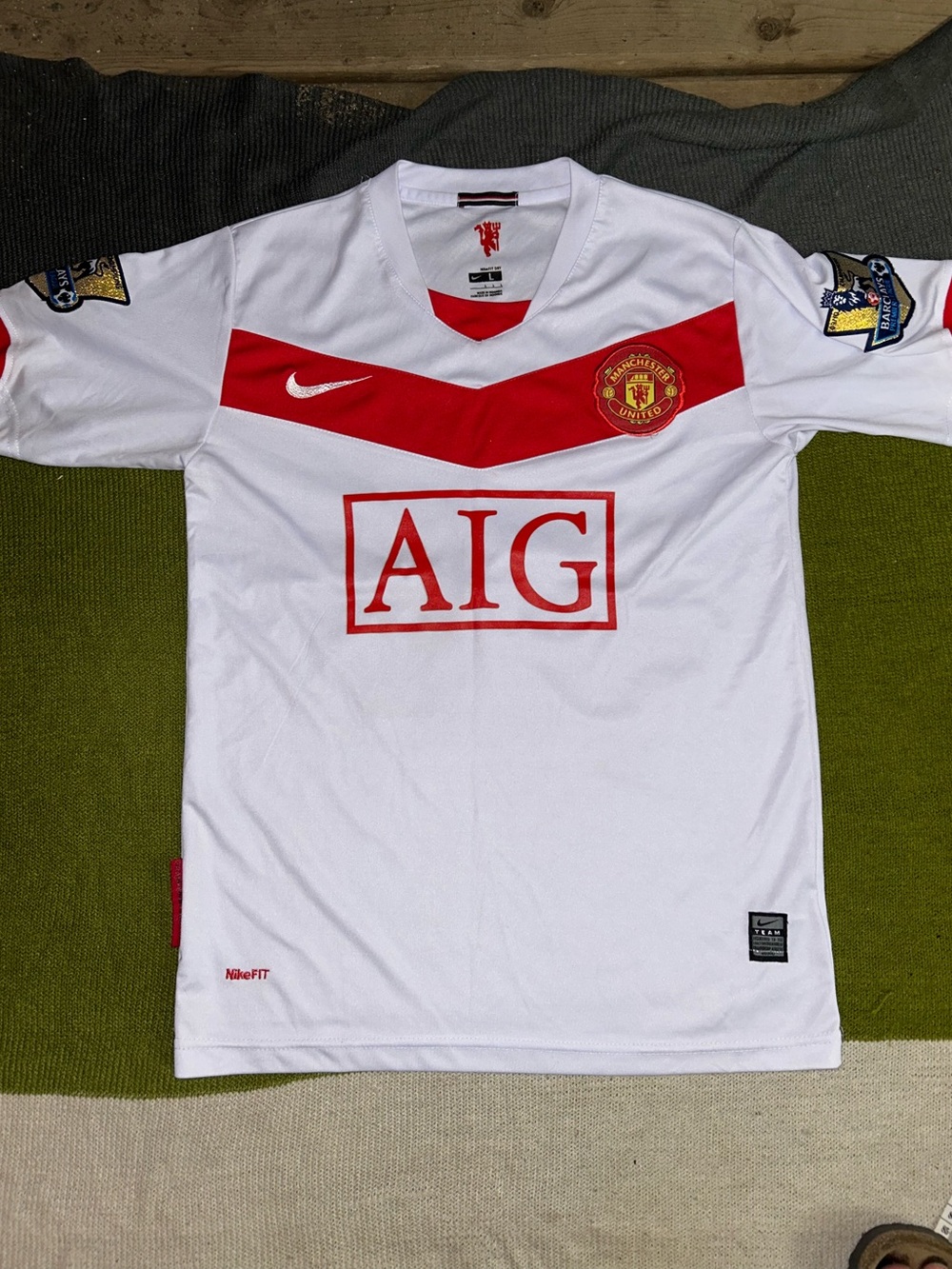 Nike 2009-2010 Manchester United Nike goalkeeper football shirt / SZ LG